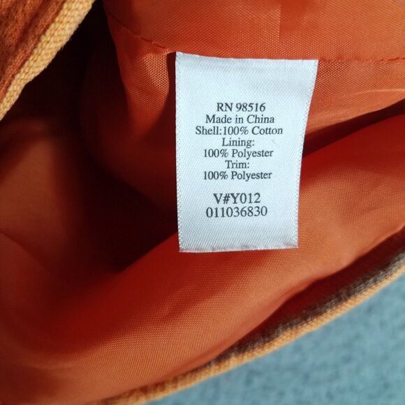 Coldwater Creek Blazer Women's 14 Orange Embroidered Aztec Southwestern Career - Picture 8 of 16